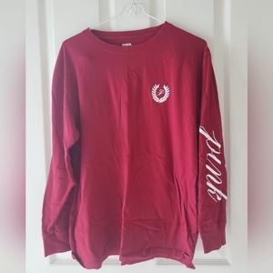 Pink Victoria Secret long sleeve shirt